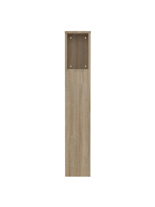 Čelo postele s úložným prostorem dub sonoma 100x18,5x104,5 cm