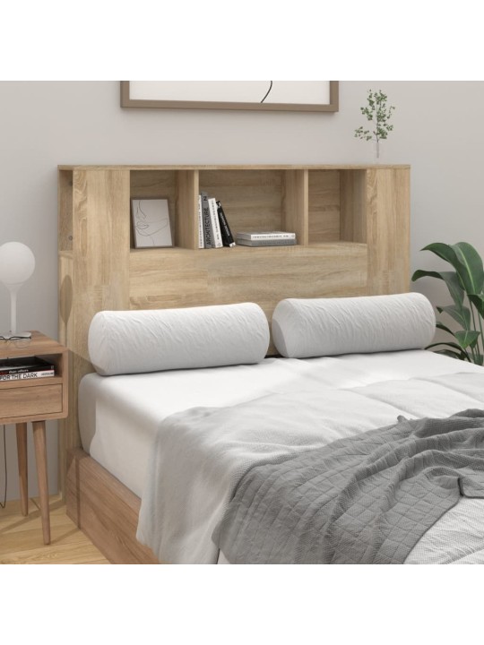 Čelo postele s úložným prostorem dub sonoma 120x18,5x102,5 cm