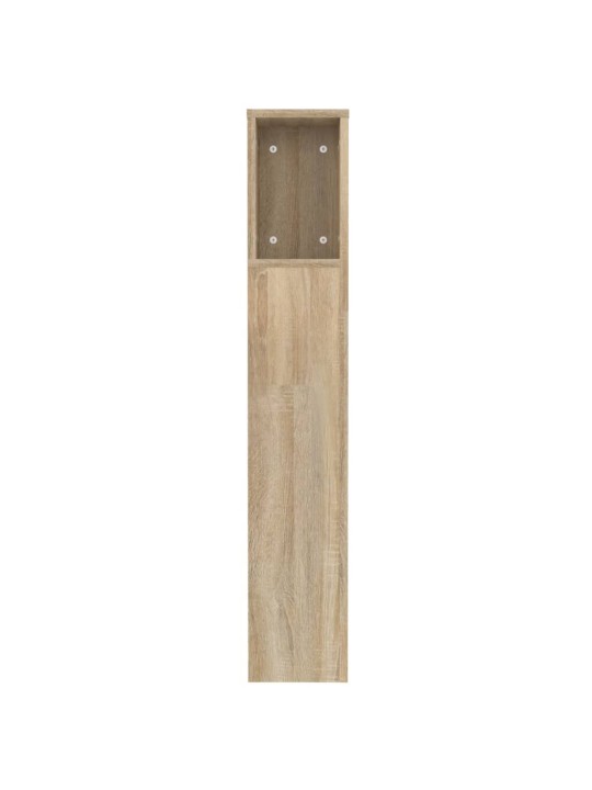 Čelo postele s úložným prostorem dub sonoma 120x18,5x102,5 cm
