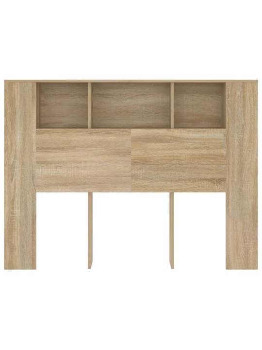 Čelo postele s úložným prostorem dub sonoma 140x18,5x104,5 cm