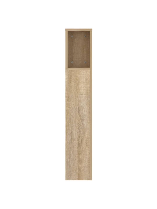 Čelo postele s úložným prostorem dub sonoma 140x18,5x104,5 cm