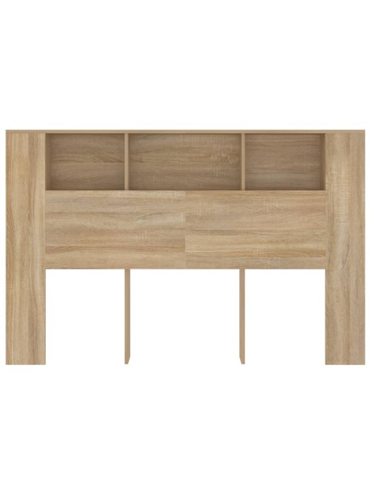 Čelo postele s úložným prostorem dub sonoma 160x18,5x104,5 cm