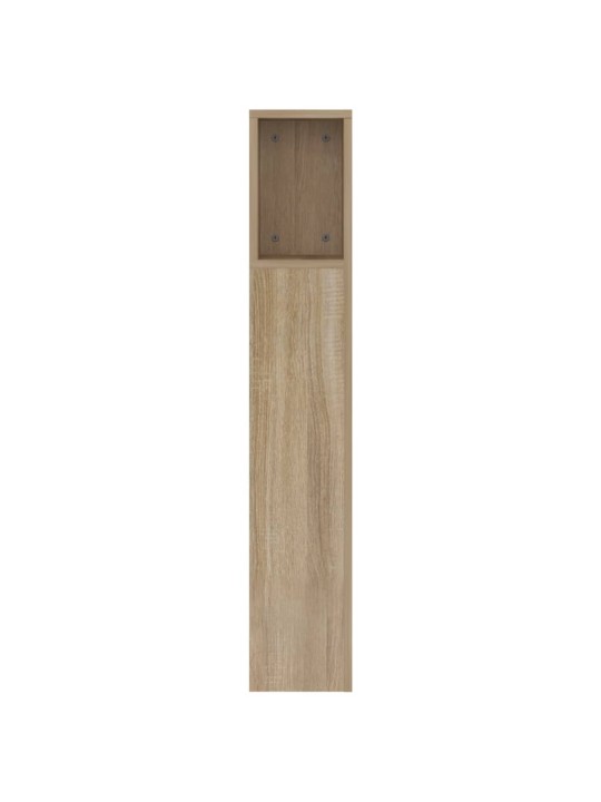 Čelo postele s úložným prostorem dub sonoma 160x18,5x104,5 cm