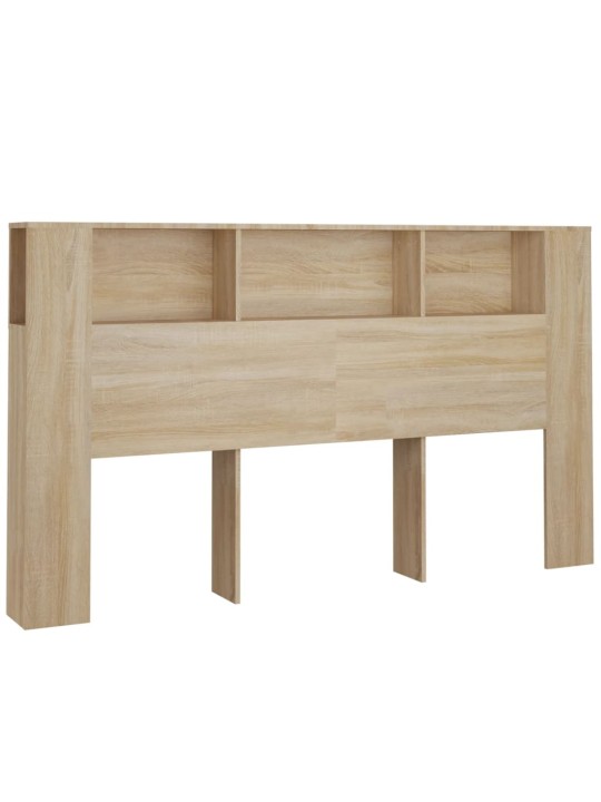 Čelo postele s úložným prostorem dub sonoma 180x18,5x104,5 cm