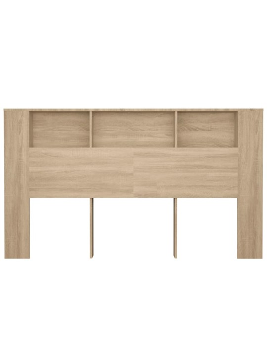 Čelo postele s úložným prostorem dub sonoma 180x18,5x104,5 cm