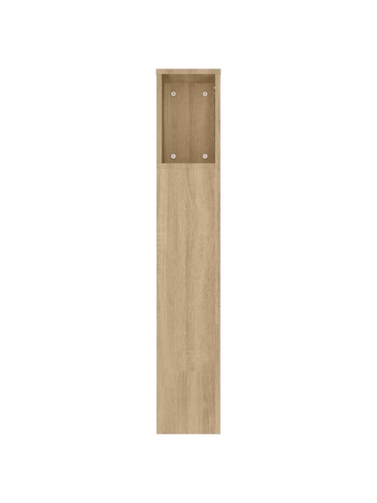 Čelo postele s úložným prostorem dub sonoma 180x18,5x104,5 cm