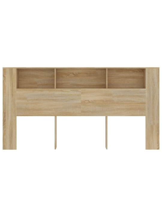 Čelo postele s úložným prostorem dub sonoma 200x18,5x104,5 cm