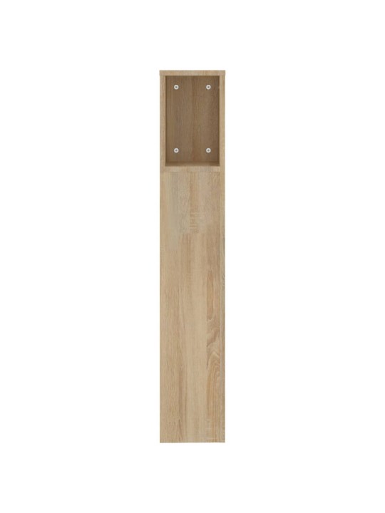Čelo postele s úložným prostorem dub sonoma 200x18,5x104,5 cm
