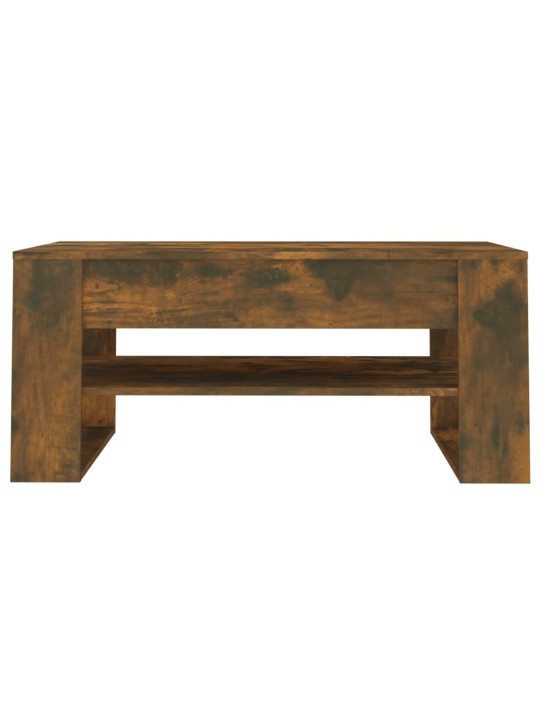 Konferenční stolek kouřový dub 102x55x45 cm kompozitní dřevo
