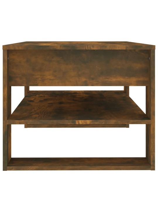 Konferenční stolek kouřový dub 102x55x45 cm kompozitní dřevo