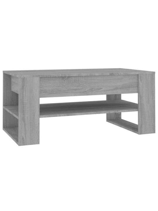 Konferenční stolek šedý sonoma 102x55x45 cm kompozitní dřevo