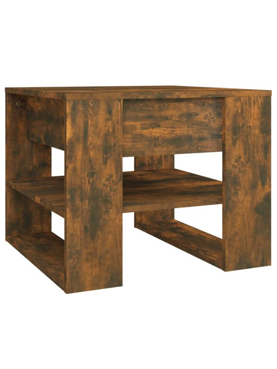 Konferenční stolek kouřový dub 55,5x55x45 cm kompozitní dřevo