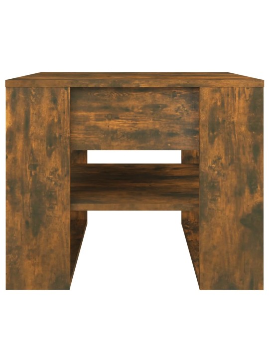 Konferenční stolek kouřový dub 55,5x55x45 cm kompozitní dřevo