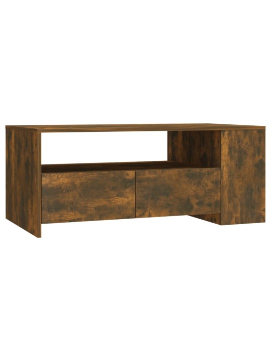 Konferenční stolek kouřový dub 102x55x42 cm kompozitní dřevo