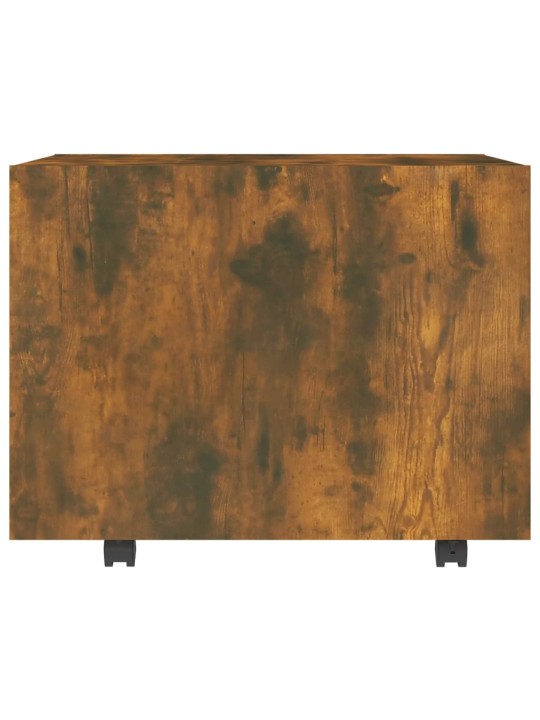 Konferenční stolek kouřový dub 55 x 55 x 40 cm kompozitní dřevo