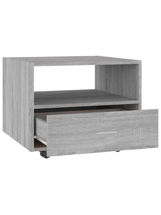 Konferenční stolek šedý sonoma 55 x 55 x 40 cm kompozitní dřevo