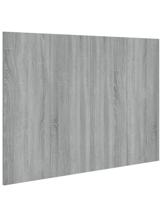 Čelo postele šedé sonoma 120 x 1,5 x 80 cm kompozitní dřevo