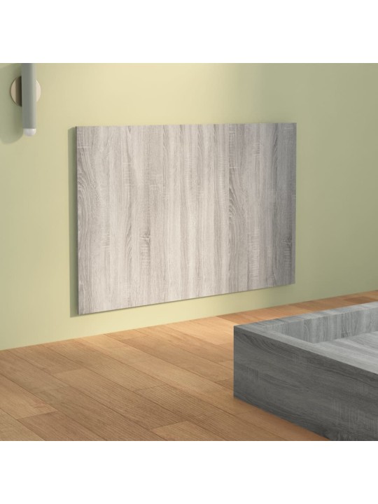 Čelo postele šedé sonoma 120 x 1,5 x 80 cm kompozitní dřevo