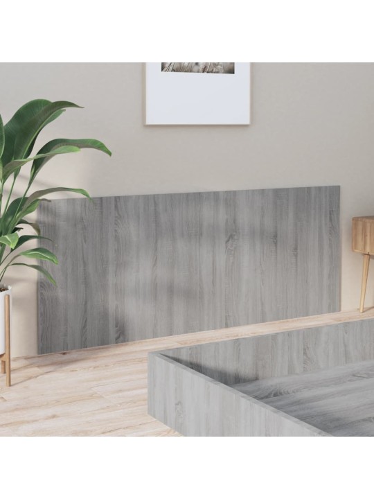 Čelo postele šedé sonoma 200 x 1,5 x 80 cm kompozitní dřevo