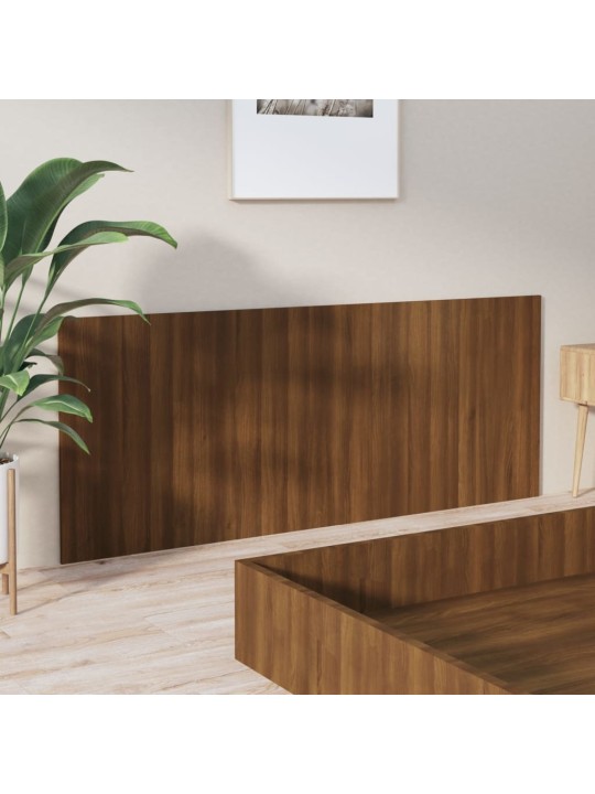 Čelo postele hnědý dub 200 x 1,5 x 80 cm kompozitní dřevo