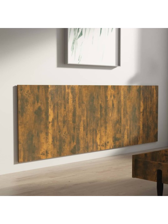 Nástěnné čelo postele kouřový dub 240x1,5x80cm kompozitní dřevo