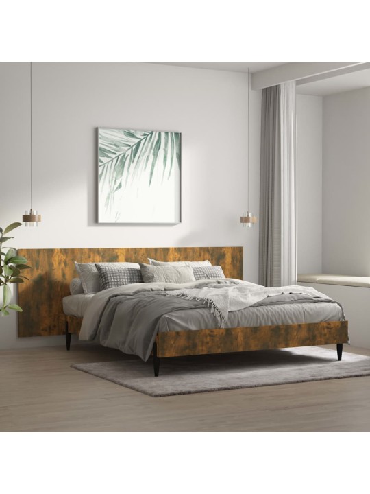 Nástěnné čelo postele kouřový dub 240x1,5x80cm kompozitní dřevo
