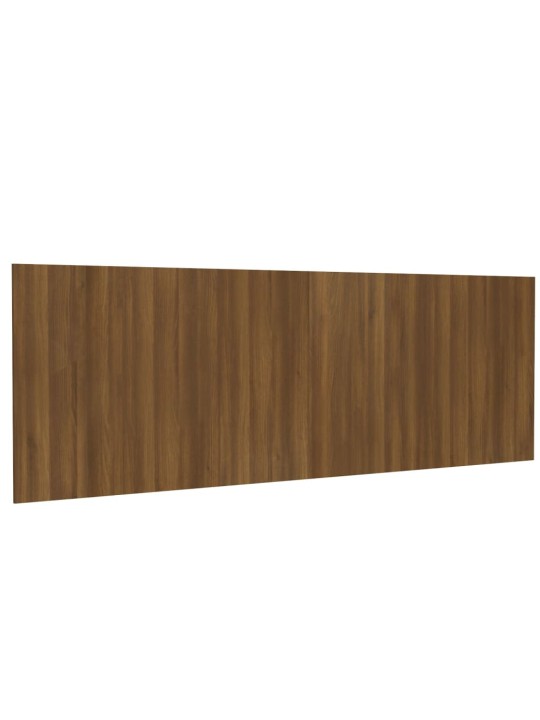 Nástěnné čelo postele hnědý dub 240x1,5x80 cm kompozitní dřevo