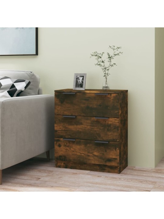 Příborník kouřový dub 60 x 30 x 70 cm kompozitní dřevo
