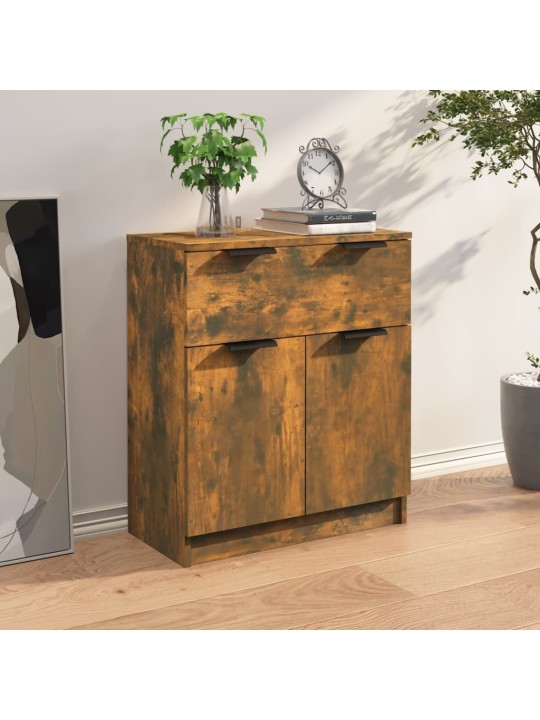 Příborník kouřový dub 60 x 30 x 70 cm kompozitní dřevo
