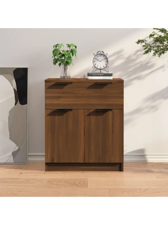 Příborník hnědý dub 60 x 30 x 70 cm kompozitní dřevo