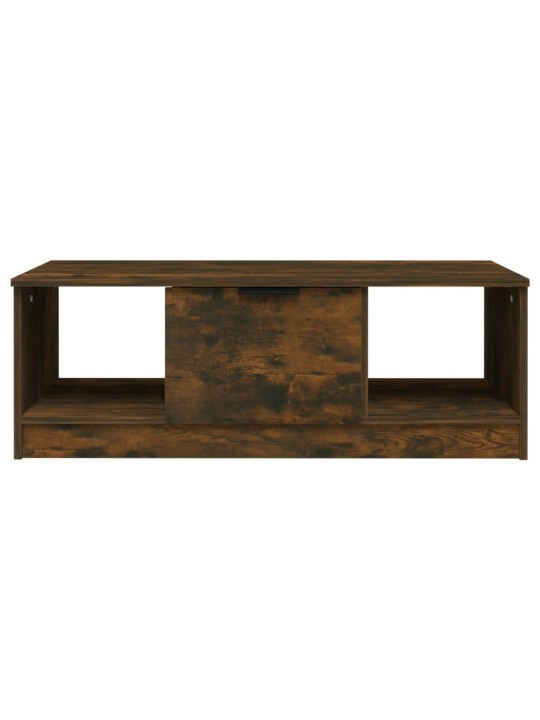 Konferenční stolek kouřový dub 102x50x36 cm kompozitní dřevo