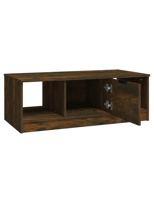 Konferenční stolek kouřový dub 102x50x36 cm kompozitní dřevo