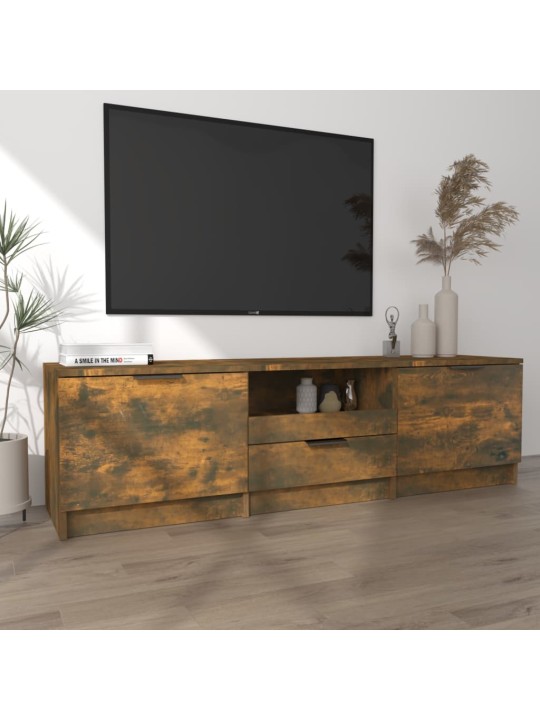 TV skříňka kouřový dub 140 x 35 x 40 cm kompozitní dřevo