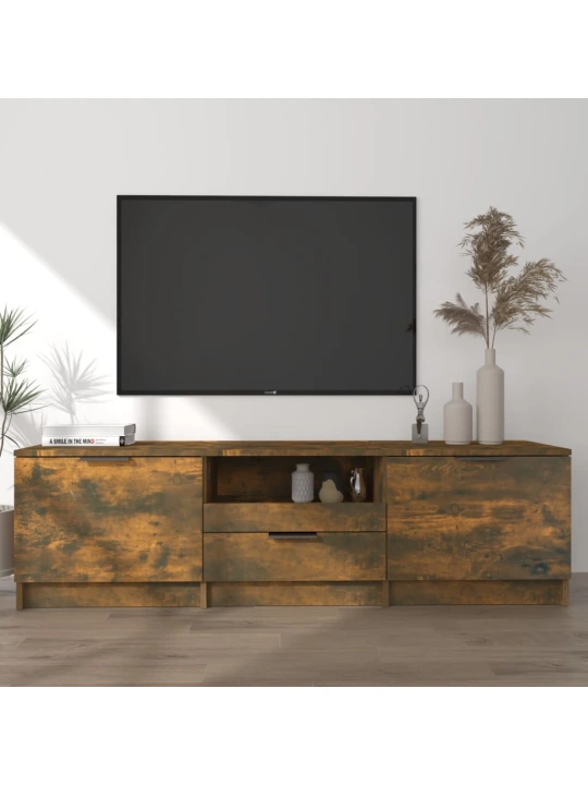 TV skříňka kouřový dub 140 x 35 x 40 cm kompozitní dřevo