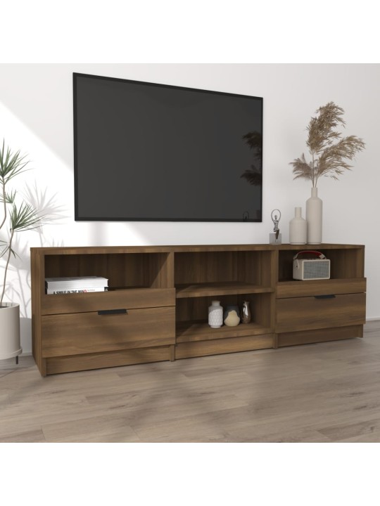 TV skříňka hnědý dub 150 x 33,5 x 45 cm kompozitní dřevo