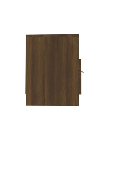 TV skříňka hnědý dub 150 x 33,5 x 45 cm kompozitní dřevo