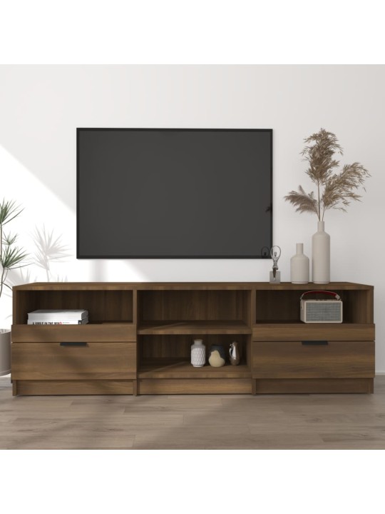 TV skříňka hnědý dub 150 x 33,5 x 45 cm kompozitní dřevo