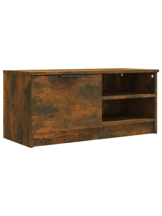 TV skříňky 2 ks kouřový dub 80 x 35 x 36,5 cm kompozitní dřevo