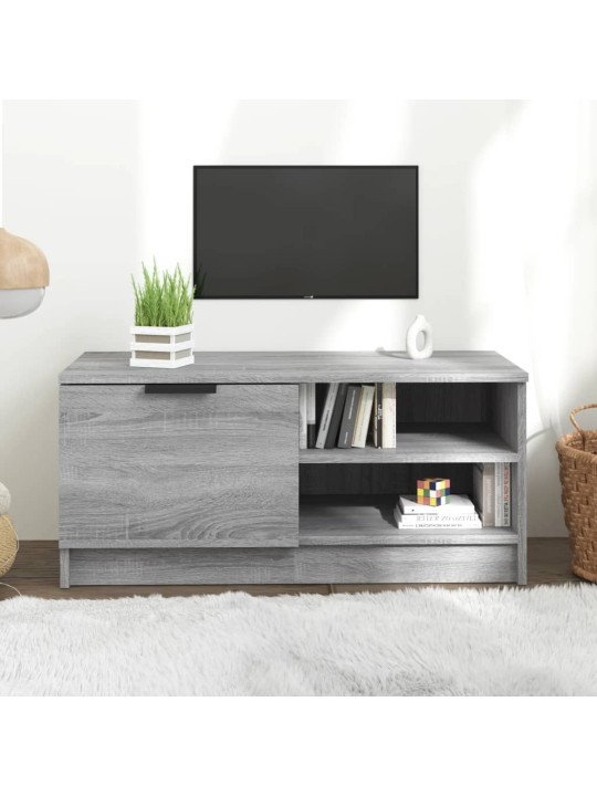 TV skříňka šedá sonoma 80 x 35 x 36,5 cm kompozitní dřevo