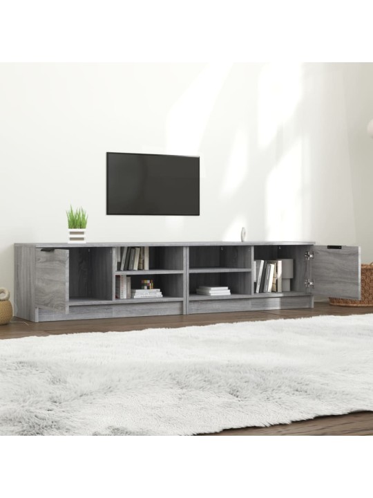 TV skříňky 2 ks šedé sonoma 80 x 35 x 36,5 cm kompozitní dřevo