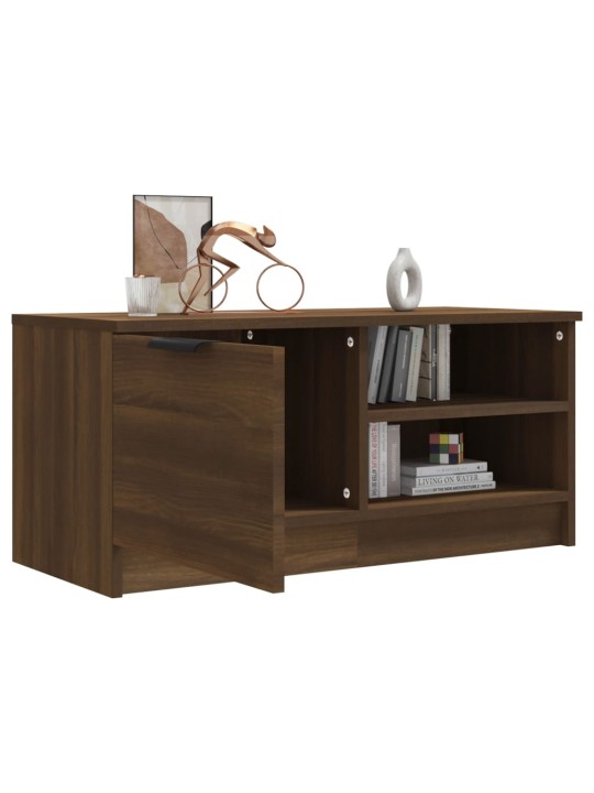 TV skříňka hnědý dub 80 x 35 x 36,5 cm kompozitní dřevo