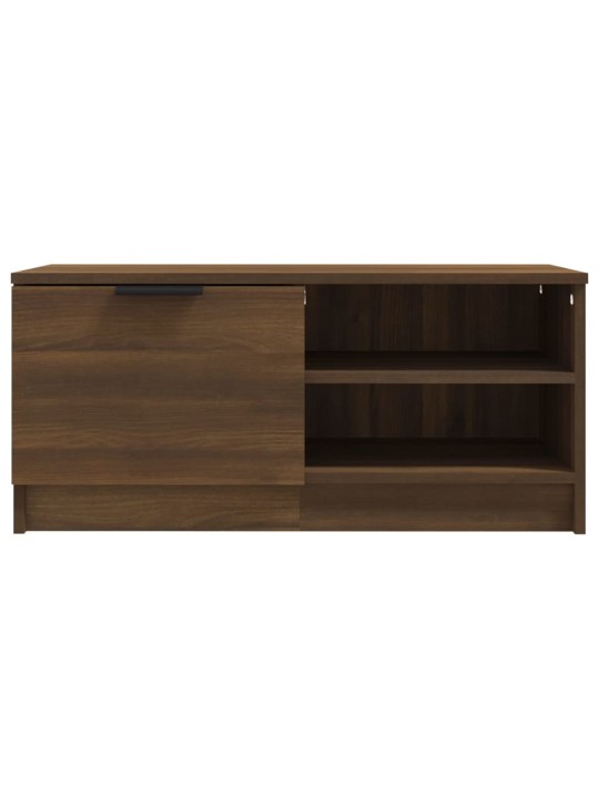 Tv skříňky 2 ks hnědý dub 80 x 35 x 36,5 cm kompozitní dřevo