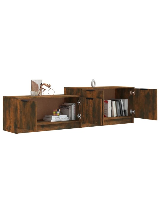 TV skříňka kouřový dub 158,5 x 36 x 45 cm kompozitní dřevo