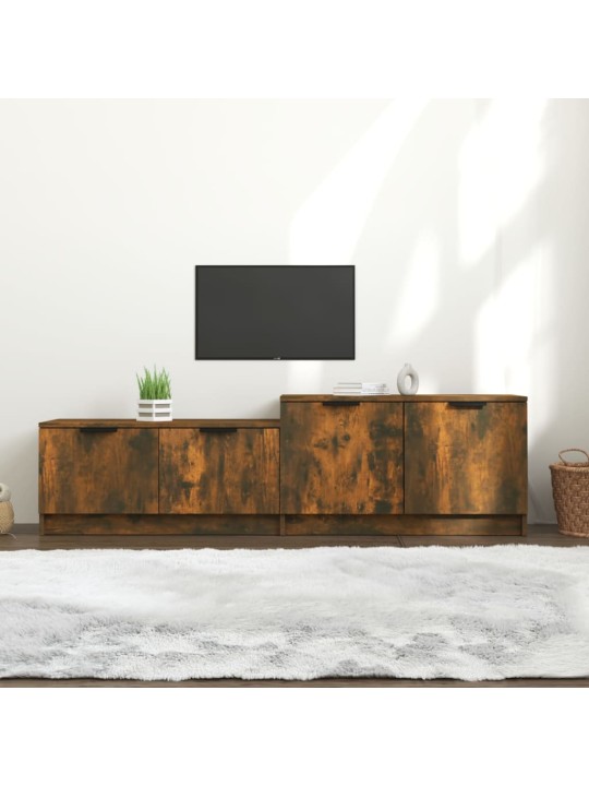 TV skříňka kouřový dub 158,5 x 36 x 45 cm kompozitní dřevo
