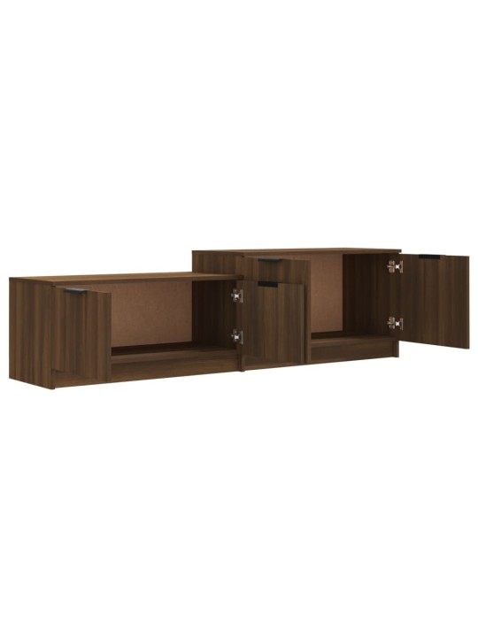 TV skříňka hnědý dub 158,5 x 36 x 45 cm kompozitní dřevo