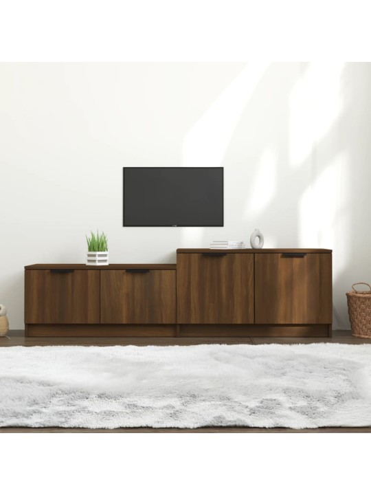 TV skříňka hnědý dub 158,5 x 36 x 45 cm kompozitní dřevo