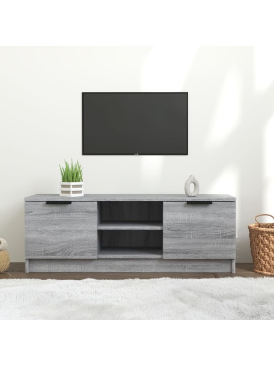 TV skříňka šedá sonoma 102 x 35 x 36,5 cm kompozitní dřevo