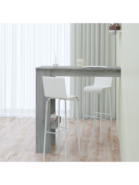 Nástěnný barový stolek šedý sonoma 102 x 45 x 103,5 cm
