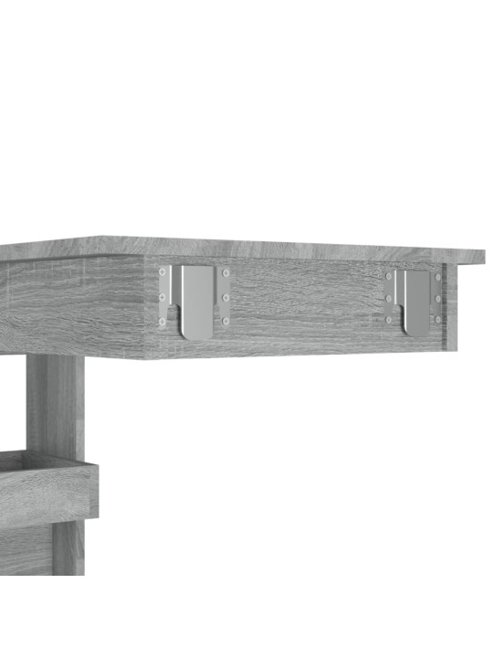 Nástěnný barový stolek šedý sonoma 102 x 45 x 103,5 cm
