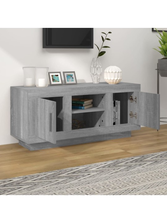 TV skříňka šedá sonoma 102 x 35 x 45 cm kompozitní dřevo